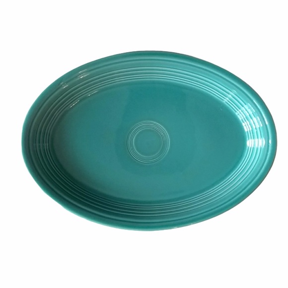 Fiesta Platter Turquoise Large Oval Serving Dish